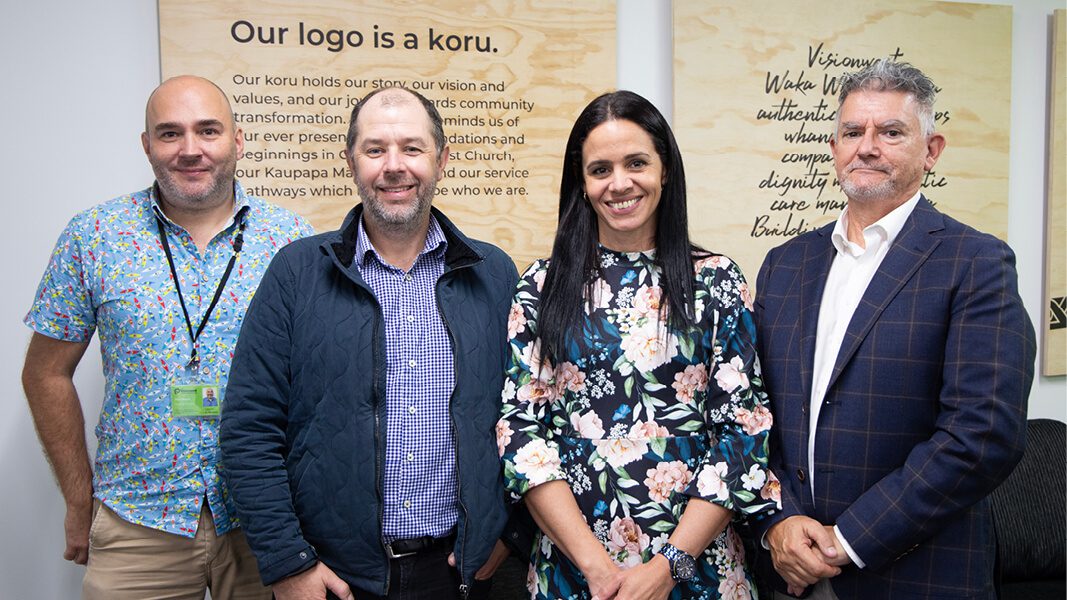 Two woman with Christmas gifts